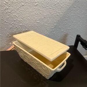 Real Home High Fire Earthenware Baking Dish Loaf Pan